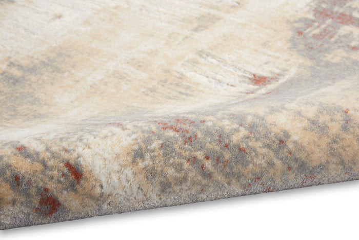 The Rug Corner Calvin Klein Calvin Klein Enchanting - Grey/Rust Area Rug ECH02