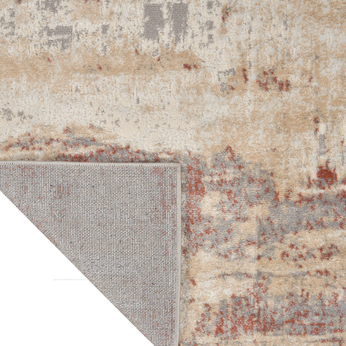 The Rug Corner Calvin Klein Calvin Klein Enchanting - Grey/Rust Area Rug ECH02