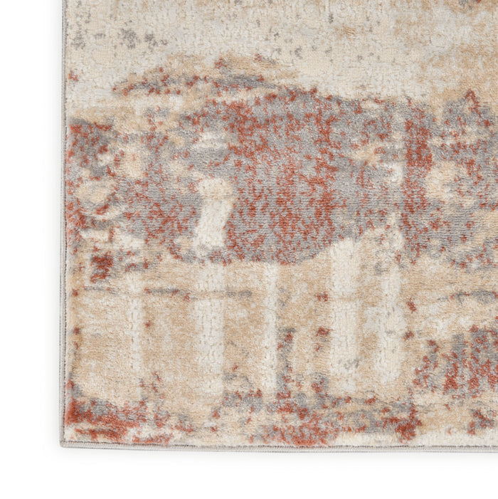 The Rug Corner Calvin Klein Calvin Klein Enchanting - Grey/Rust Area Rug ECH02