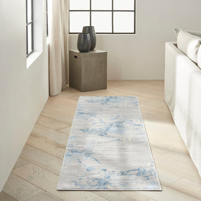The Rug Corner Calvin Klein Calvin Klein Enchanting - Grey/Sky Area Rug ECH01