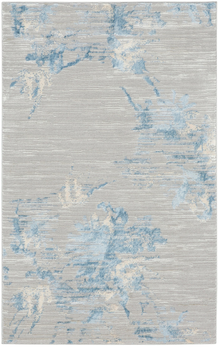 The Rug Corner Calvin Klein Calvin Klein Enchanting - Grey/Sky Area Rug ECH01