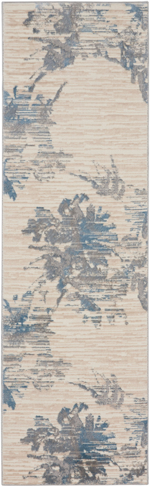Calvin Klein Enchanting - Ivory/Blue Area Rug ECH01