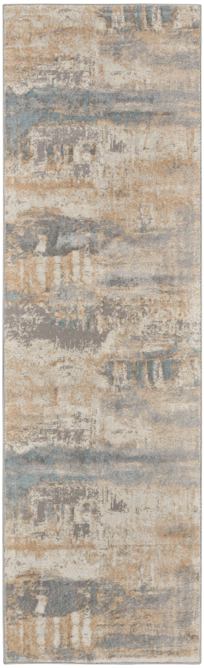 The Rug Corner Calvin Klein Calvin Klein Enchanting - Ivory/Sea Area Rug ECH02