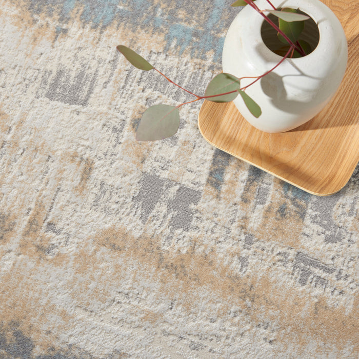The Rug Corner Calvin Klein Calvin Klein Enchanting - Ivory/Sea Area Rug ECH02
