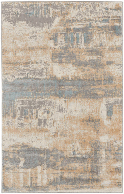 The Rug Corner Calvin Klein Calvin Klein Enchanting - Ivory/Sea Area Rug ECH02