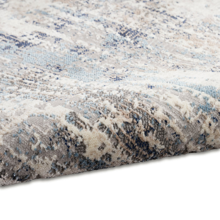 The Rug Corner Calvin Klein Calvin Klein Infinity - Ivory/Blue Area Rug IFN04