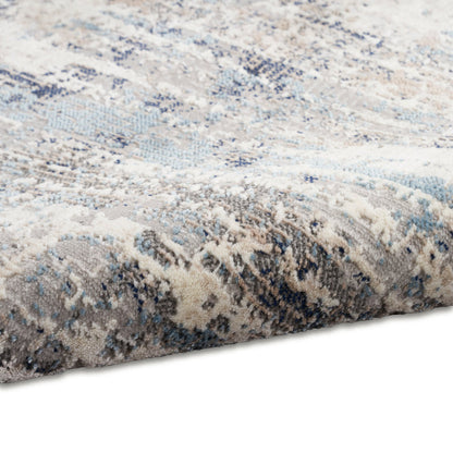 The Rug Corner Calvin Klein Calvin Klein Infinity - Ivory/Blue Area Rug IFN04