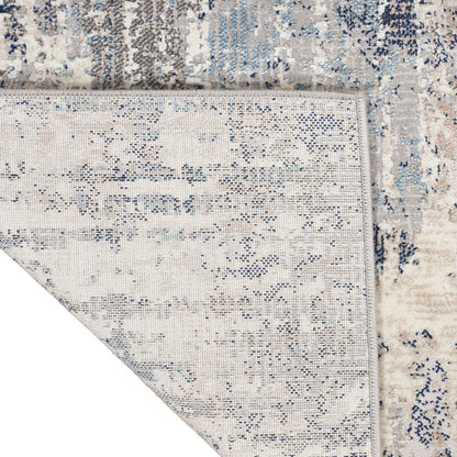 The Rug Corner Calvin Klein Calvin Klein Infinity - Ivory/Blue Area Rug IFN04