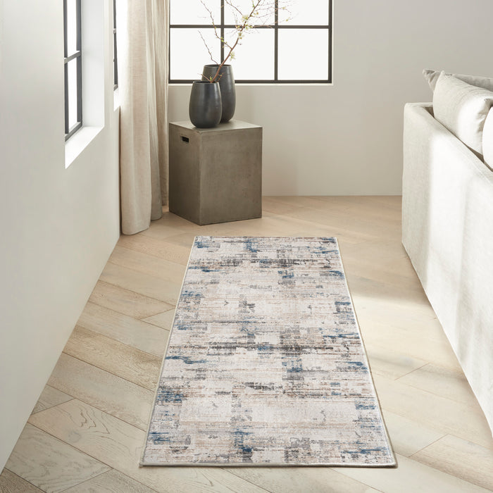 Calvin Klein Infinity - Ivory/Blue Area Rug IFN06