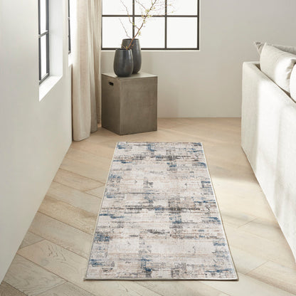 Calvin Klein Infinity - Ivory/Blue Area Rug IFN06