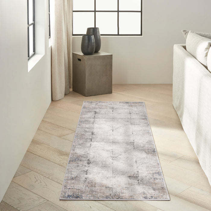 The Rug Corner Calvin Klein Calvin Klein Infinity - Ivory/Grey Area Rug IFN03