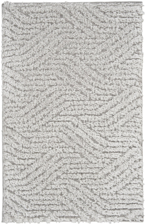 The Rug Corner Calvin Klein Calvin Klein Surfaces - Silver/Grey Area Rug SFC01