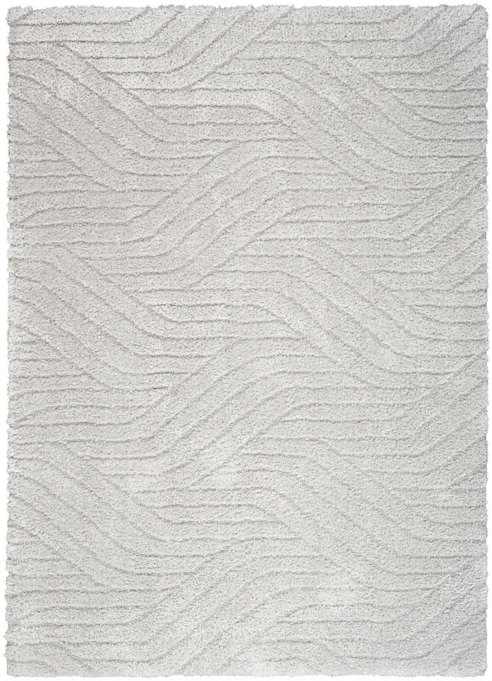 The Rug Corner Calvin Klein Calvin Klein Surfaces - Silver/Grey Area Rug SFC01
