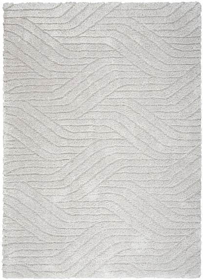 The Rug Corner Calvin Klein Calvin Klein Surfaces - Silver/Grey Area Rug SFC01