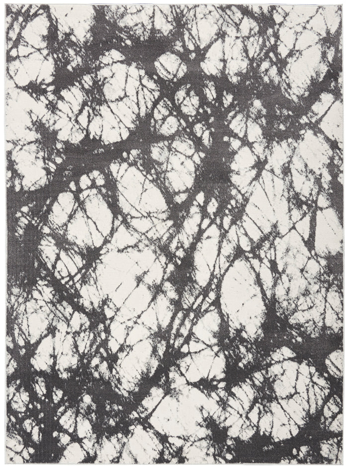 Calvin Klein Verdant - Ivory/Charcoal Area Rug VRD05
