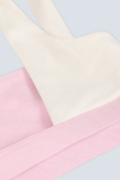 Contrast Sports Bra in Bloom