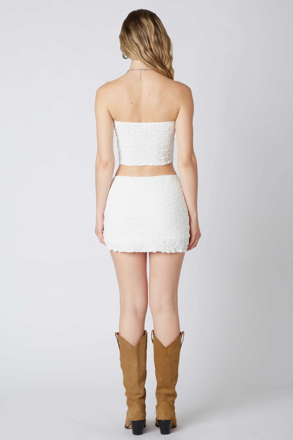 Lydia White Mini Skirt