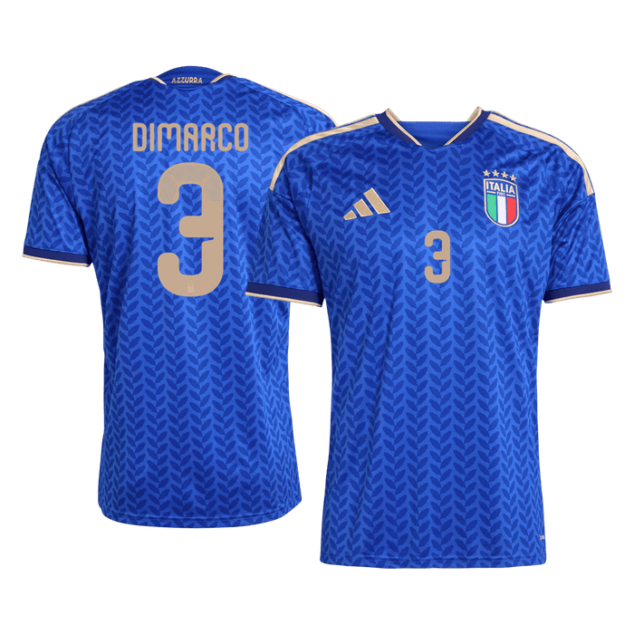 DIMARCO #3 Italy Home Soccer Jersey World Cup 2026