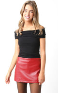 Dixie Black Off-The-Shoulder Top