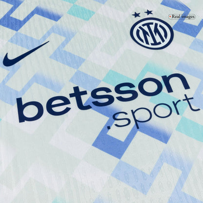 DUMFRIES #2 Inter Milan Away Authentic Soccer Jersey 2025/26