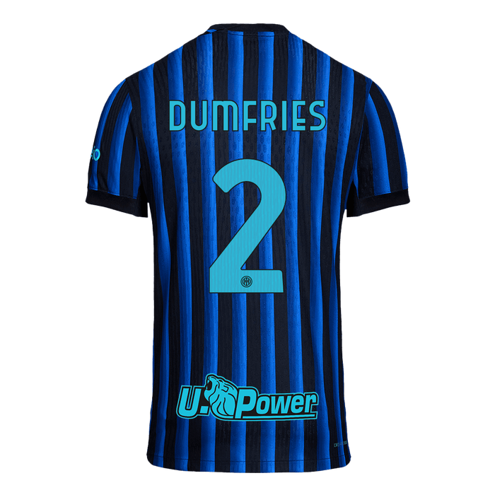 DUMFRIES #2 Inter Milan Home Authentic Soccer Jersey 2025/26