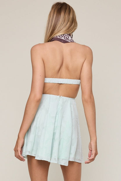 Edina Mint Strapless Mini Dress