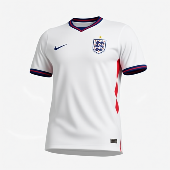England Home Soccer Jersey World Cup 2026