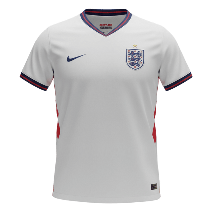 England Home Soccer Jersey World Cup 2026