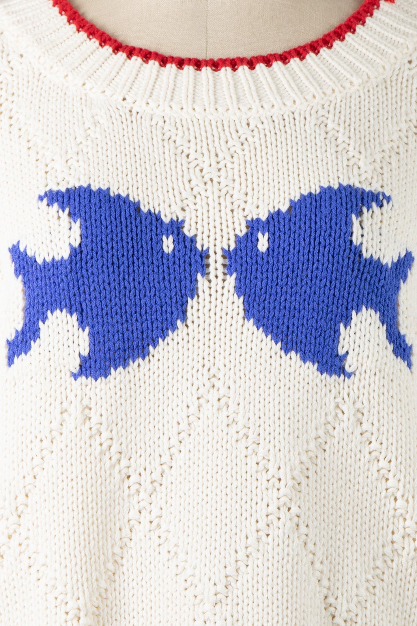 Fisherman Cream Oversized Knit Sweater