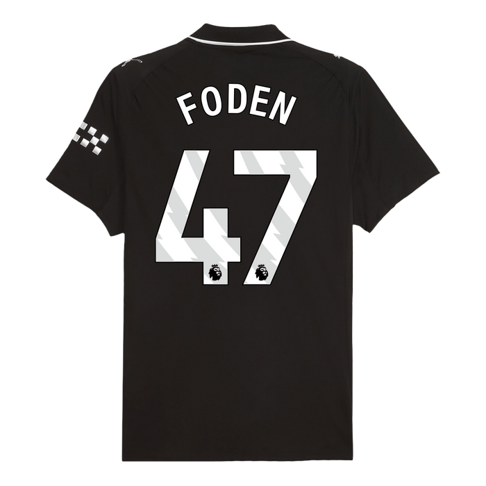 FODEN #47 Manchester City Away Authentic Soccer Jersey 2025/26