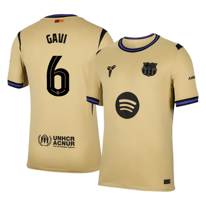 GAVI #6 Barcelona Away Soccer Jersey 2025/26 -UCL