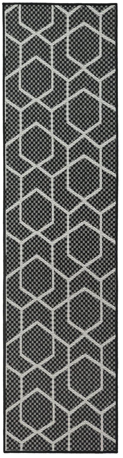 The Rug Corner Nourison Home Horizon Indoor/Outdoor 2' x 3' Black Area Rug Horizon Indoor/Outdoor HOZ01 BLACK Area Rugs