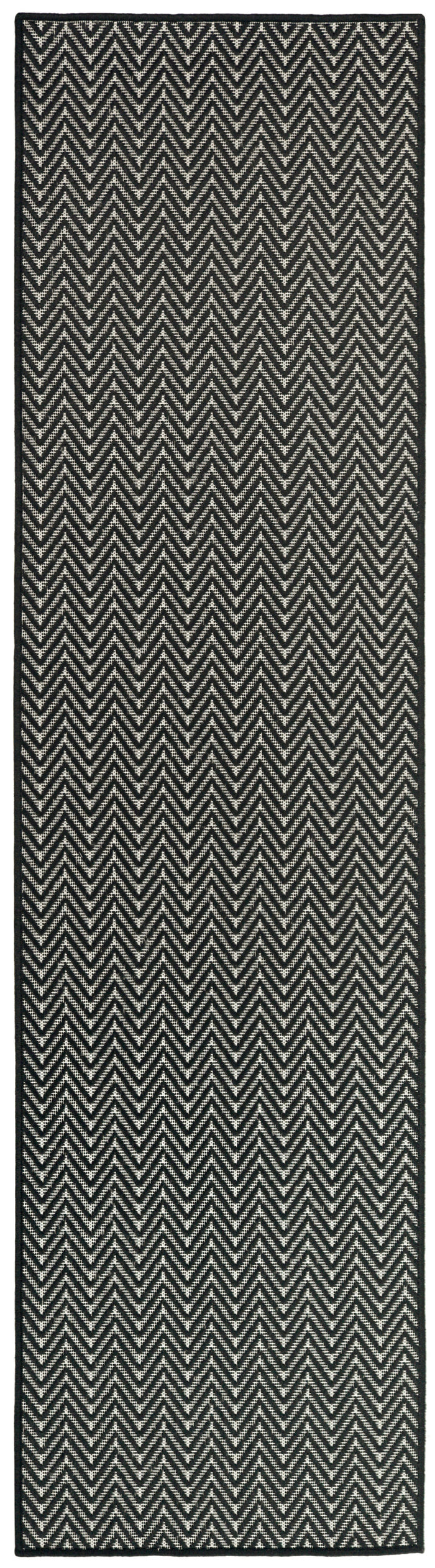 The Rug Corner Nourison Home Horizon Indoor/Outdoor 2' x 3' Black Area Rug Horizon Indoor/Outdoor HOZ02 BLACK Area Rugs