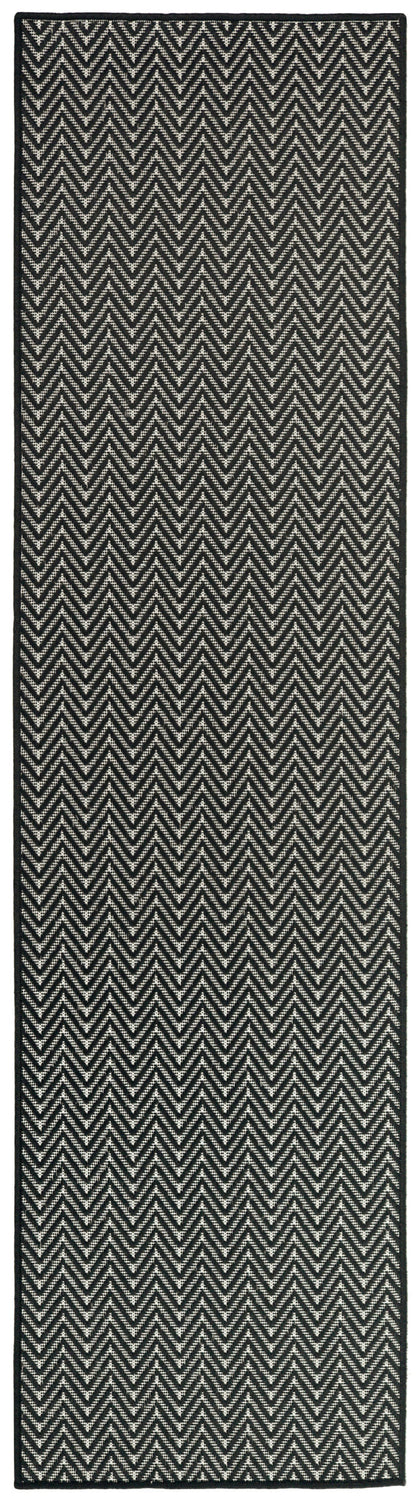 The Rug Corner Nourison Home Horizon Indoor/Outdoor 2' x 3' Black Area Rug Horizon Indoor/Outdoor HOZ02 BLACK Area Rugs