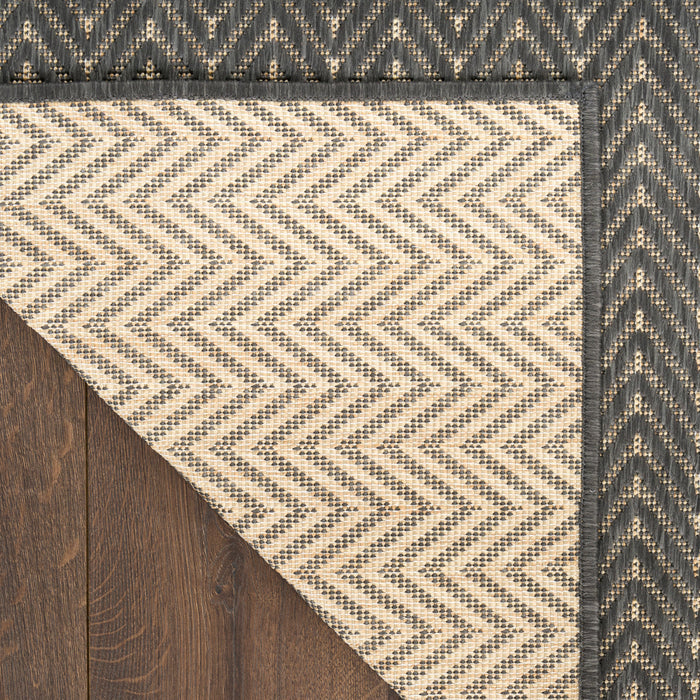 The Rug Corner Nourison Home Horizon Indoor/Outdoor 2' x 3' Charcoal Area Rug Horizon Indoor/Outdoor HOZ02 CHARC Area Rugs