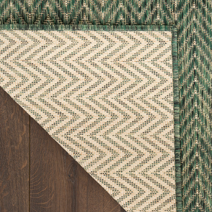 The Rug Corner Nourison Home Horizon Indoor/Outdoor 2' x 3' Green Area Rug Horizon Indoor/Outdoor HOZ02 GREEN Area Rugs