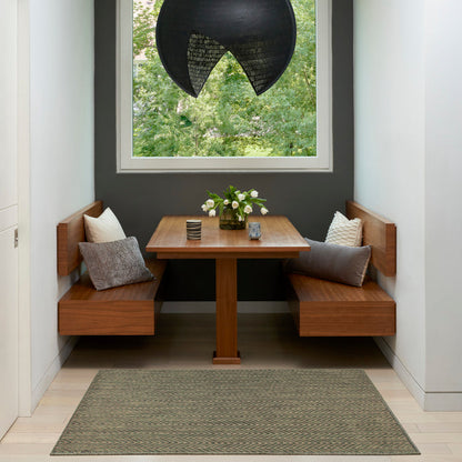 The Rug Corner Nourison Home Horizon Indoor/Outdoor 2' x 3' Green Area Rug Horizon Indoor/Outdoor HOZ02 GREEN Area Rugs