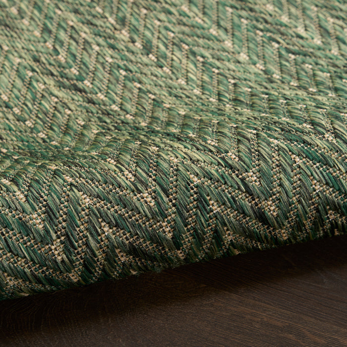 The Rug Corner Nourison Home Horizon Indoor/Outdoor 2' x 3' Green Area Rug Horizon Indoor/Outdoor HOZ02 GREEN Area Rugs