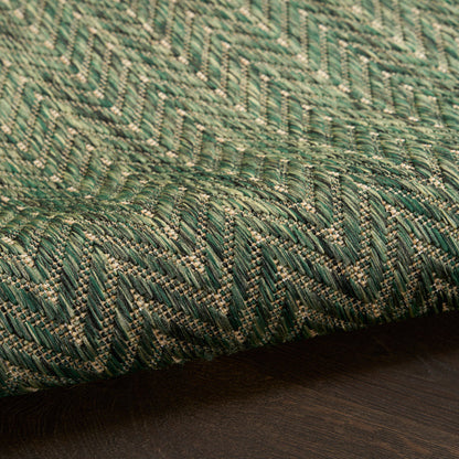 The Rug Corner Nourison Home Horizon Indoor/Outdoor 2' x 3' Green Area Rug Horizon Indoor/Outdoor HOZ02 GREEN Area Rugs