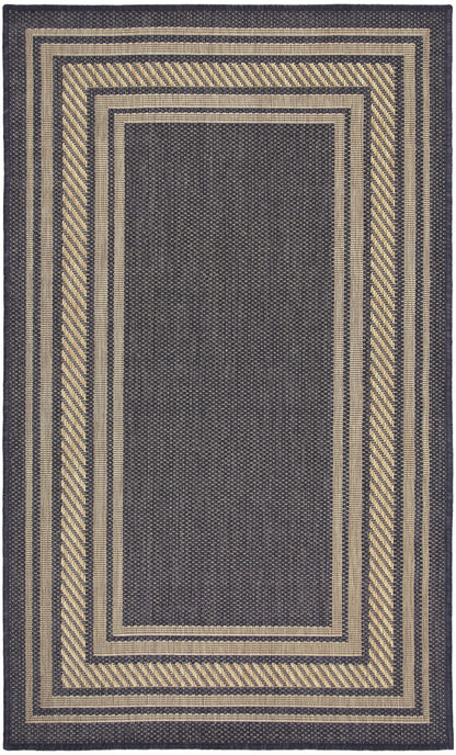 The Rug Corner Nourison Home Horizon Indoor/Outdoor 2' x 3' Charcoal Area Rug Horizon Indoor/Outdoor HOZ03 CHARC Area Rugs