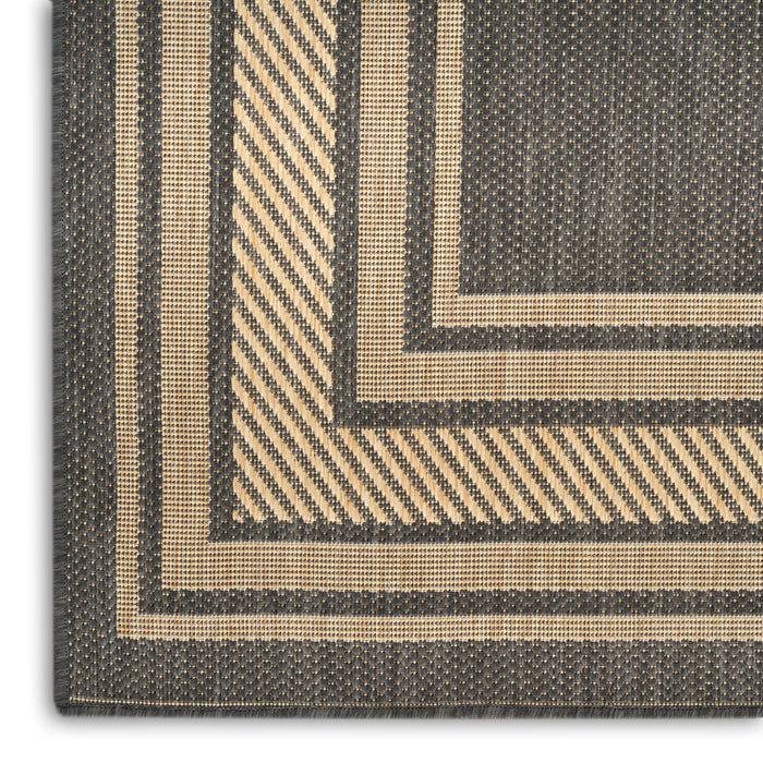 The Rug Corner Nourison Home Horizon Indoor/Outdoor 2' x 3' Charcoal Area Rug Horizon Indoor/Outdoor HOZ03 CHARC Area Rugs