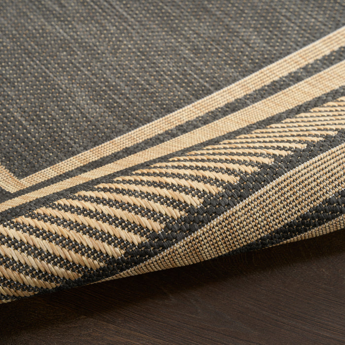 The Rug Corner Nourison Home Horizon Indoor/Outdoor 2' x 3' Charcoal Area Rug Horizon Indoor/Outdoor HOZ03 CHARC Area Rugs