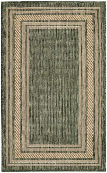 The Rug Corner Nourison Home Horizon Indoor/Outdoor 2' x 3' Green Area Rug Horizon Indoor/Outdoor HOZ03 GREEN Area Rugs