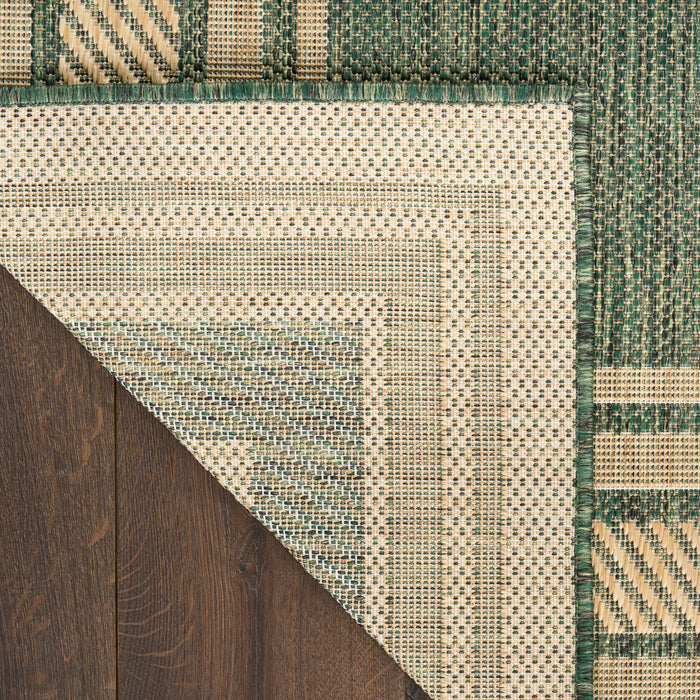 The Rug Corner Nourison Home Horizon Indoor/Outdoor 2' x 3' Green Area Rug Horizon Indoor/Outdoor HOZ03 GREEN Area Rugs