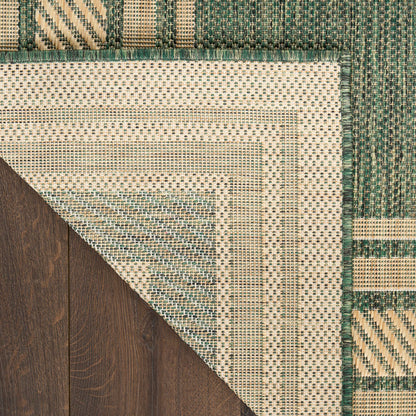 The Rug Corner Nourison Home Horizon Indoor/Outdoor 2' x 3' Green Area Rug Horizon Indoor/Outdoor HOZ03 GREEN Area Rugs