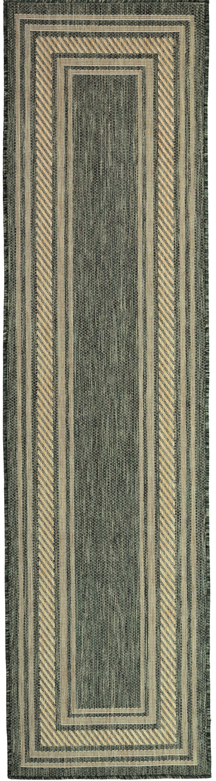 The Rug Corner Nourison Home Horizon Indoor/Outdoor 2' x 3' Green Area Rug Horizon Indoor/Outdoor HOZ03 GREEN Area Rugs