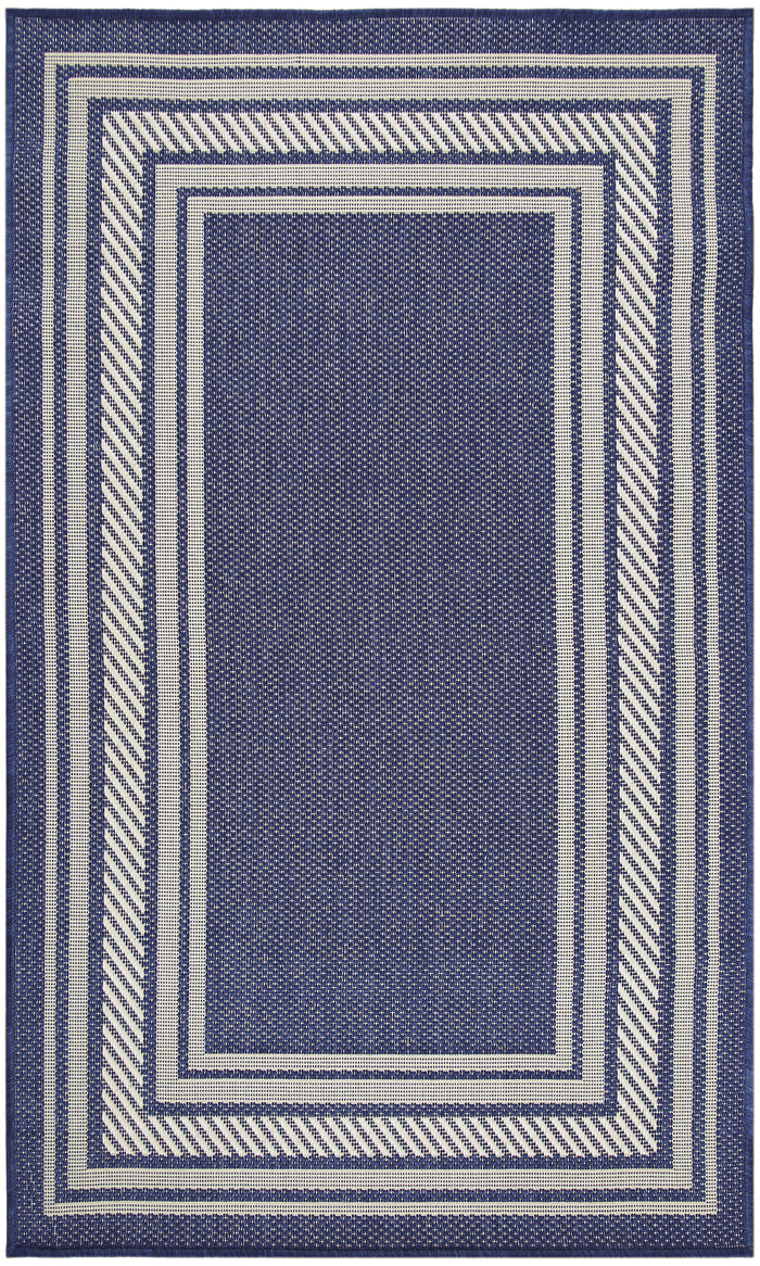 The Rug Corner Nourison Home Horizon Indoor/Outdoor 2' x 3' Navy Area Rug Horizon Indoor/Outdoor HOZ03 NAVY Area Rugs
