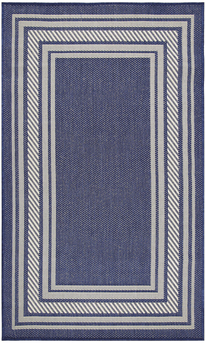 The Rug Corner Nourison Home Horizon Indoor/Outdoor 2' x 3' Navy Area Rug Horizon Indoor/Outdoor HOZ03 NAVY Area Rugs