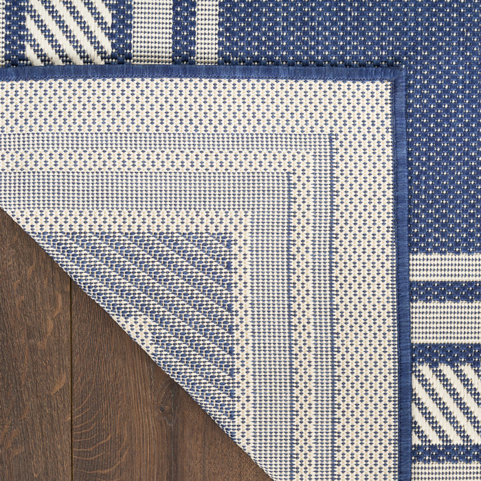 The Rug Corner Nourison Home Horizon Indoor/Outdoor 2' x 3' Navy Area Rug Horizon Indoor/Outdoor HOZ03 NAVY Area Rugs