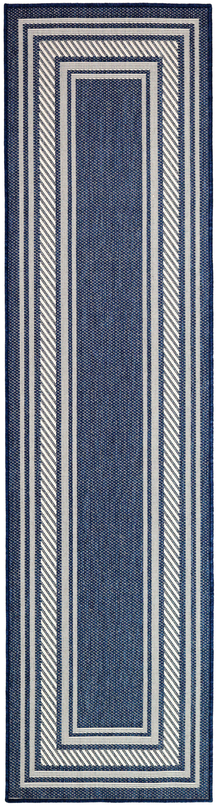 The Rug Corner Nourison Home Horizon Indoor/Outdoor 2' x 3' Navy Area Rug Horizon Indoor/Outdoor HOZ03 NAVY Area Rugs